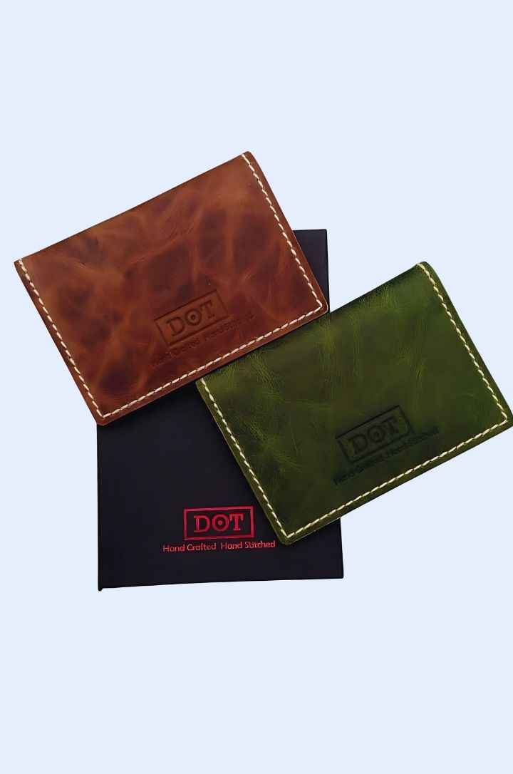 Premium Leather Bifold Wallet – Handcrafted & Durable
