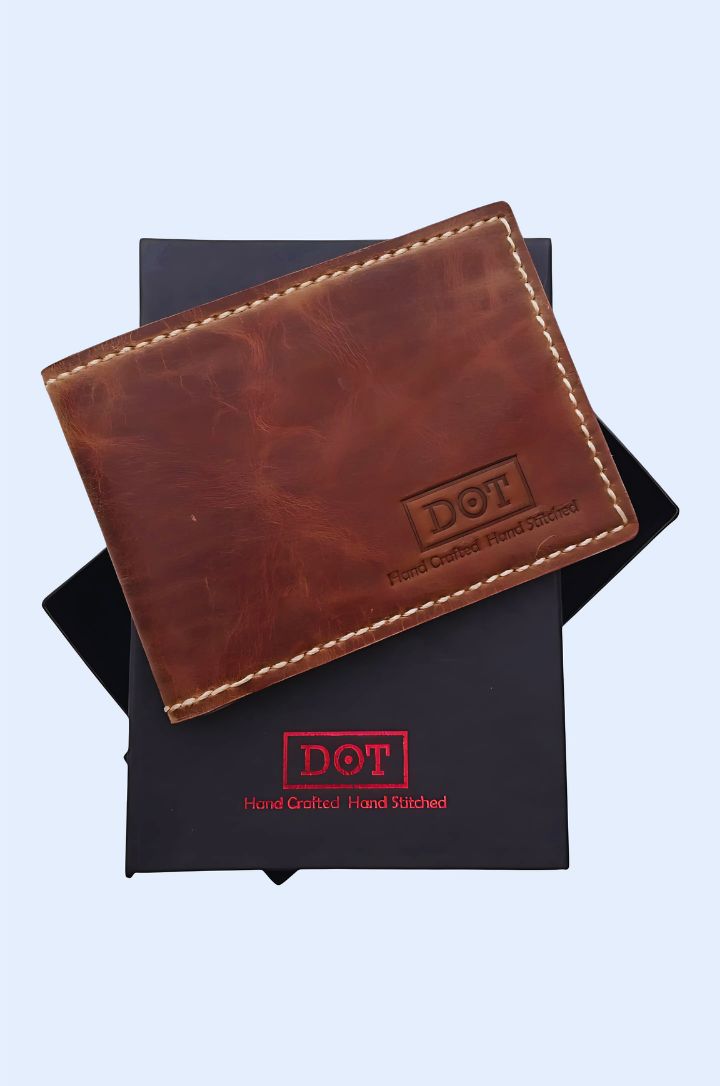 Sleek & Stylish Leather Wallet – Available in Brown & Green